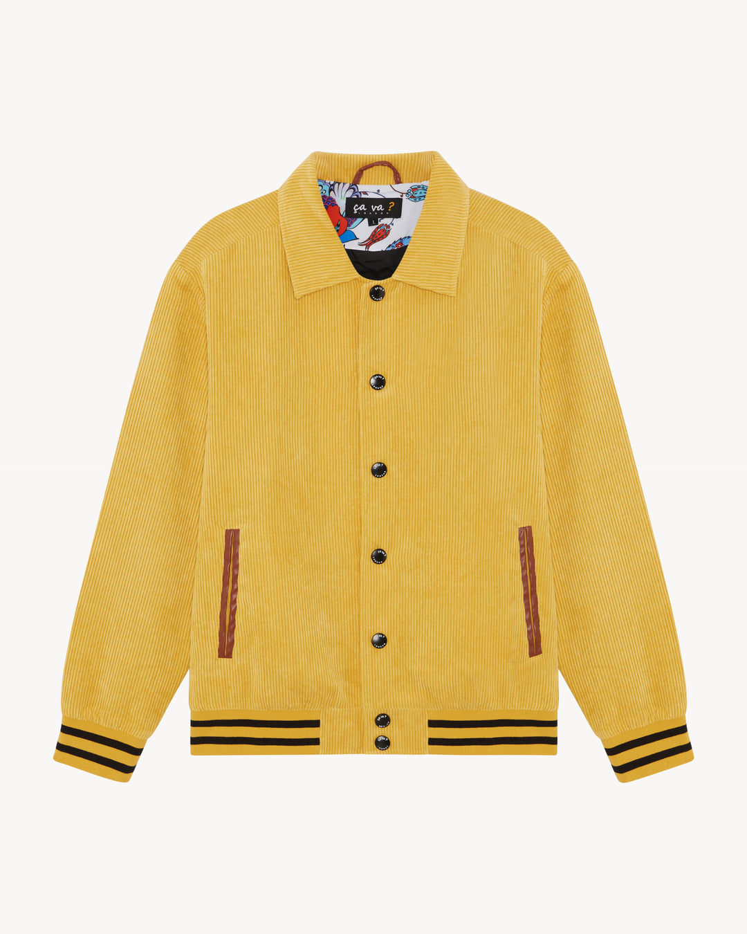 ZEBA CORDUROY VARSITY JACKET