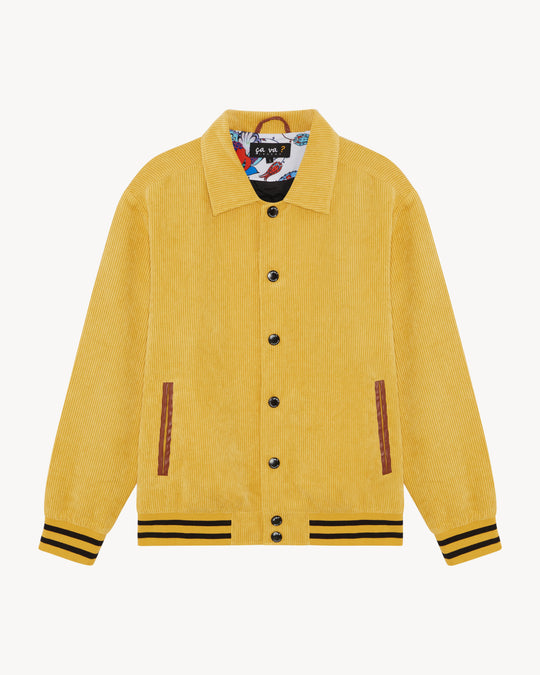 ZEBA CORDUROY VARSITY JACKET