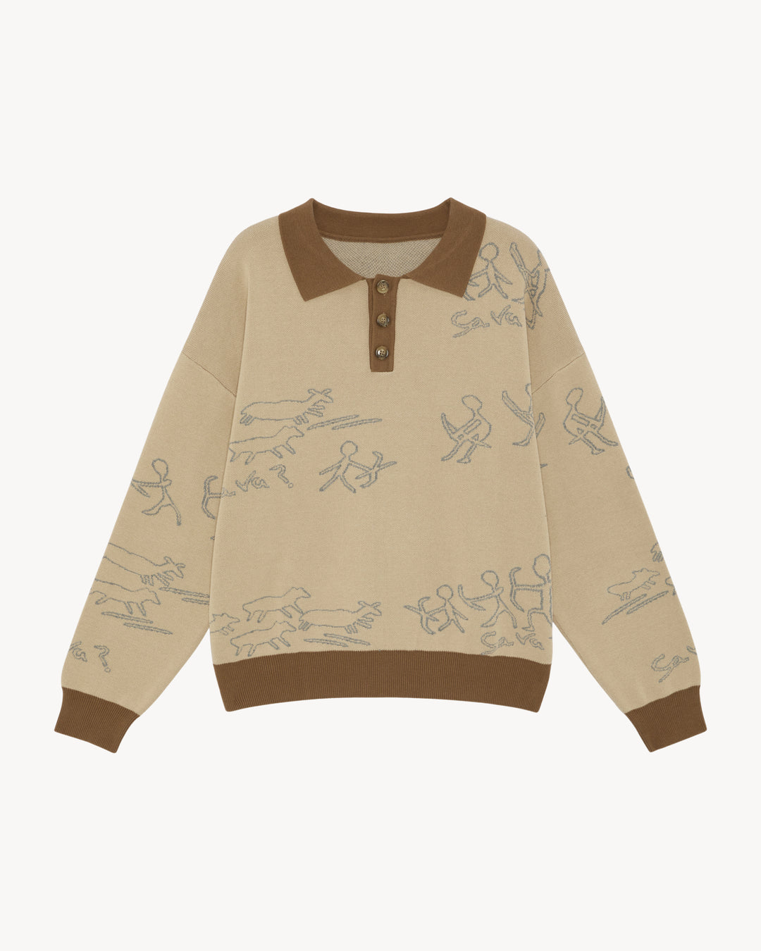 KAAF KNITTED RUGBY SWEATER