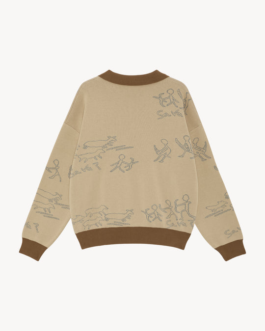 KAAF KNITTED RUGBY SWEATER