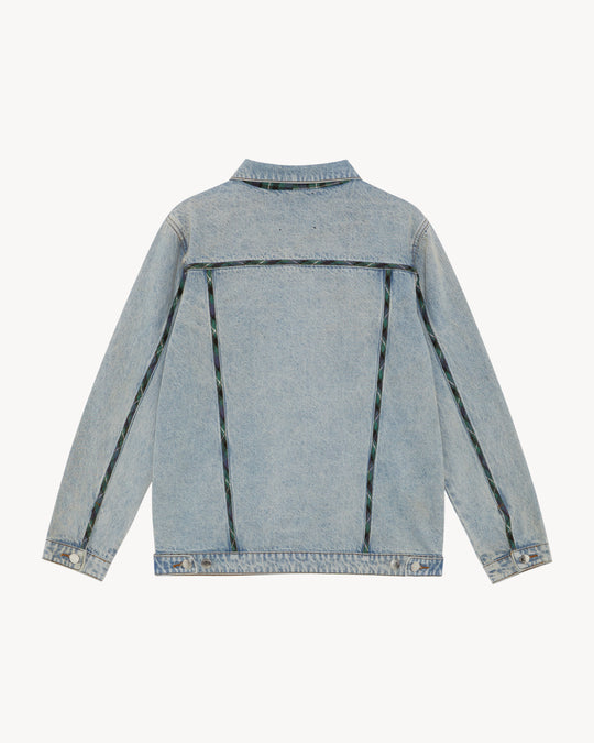 OBAN TARTAN DENIM JACKET