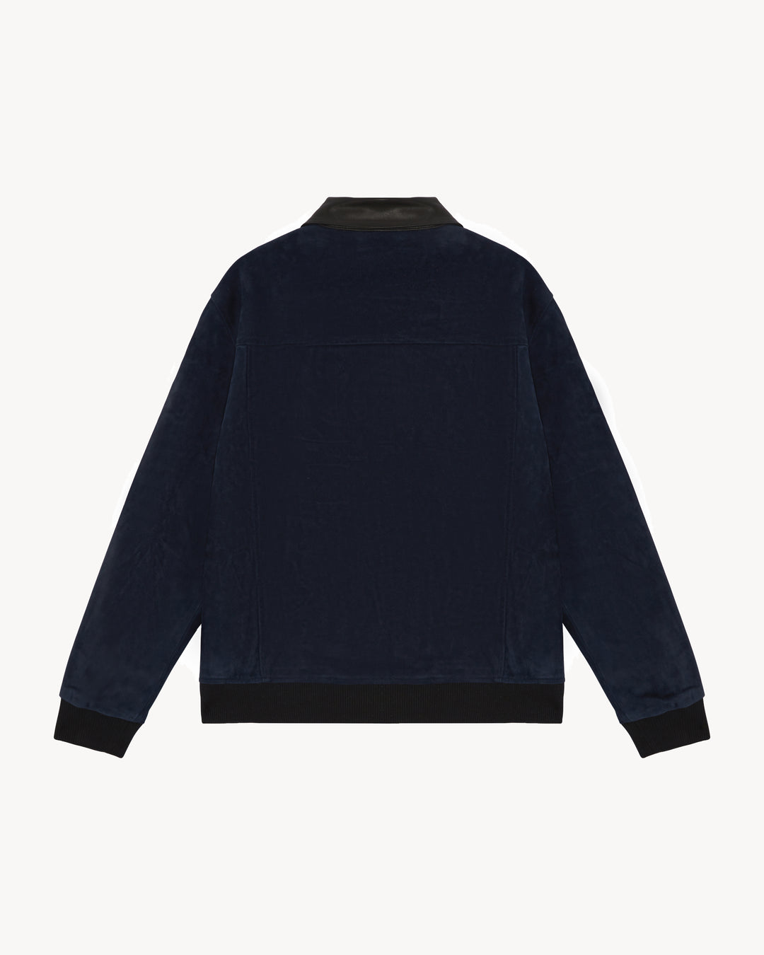 RHODE BLUE CASHMERE SUEDE JACKET