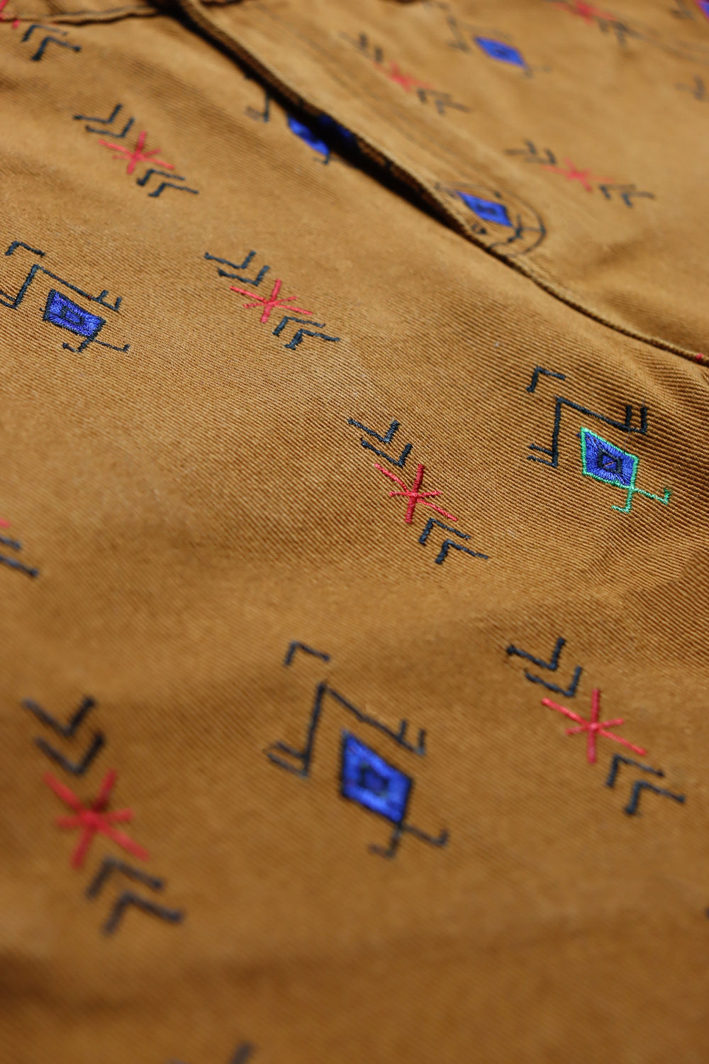 AMAZIGH EMBROIDERED DENIM JEANS