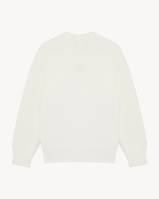 HUANGDI EMBROIDERED EYELASH SWEATER