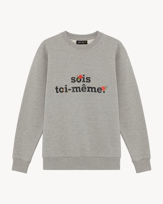 SOIS TOI-MÊME ORGANIC COTTON SWEATSHIRT