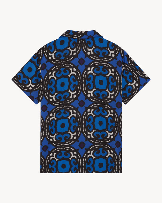 L’OUZBEK PRINTED CUBAN SHIRT