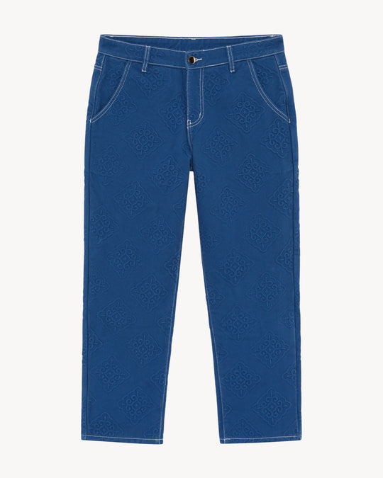 SHEM EMBOSSED DENIM JEANS