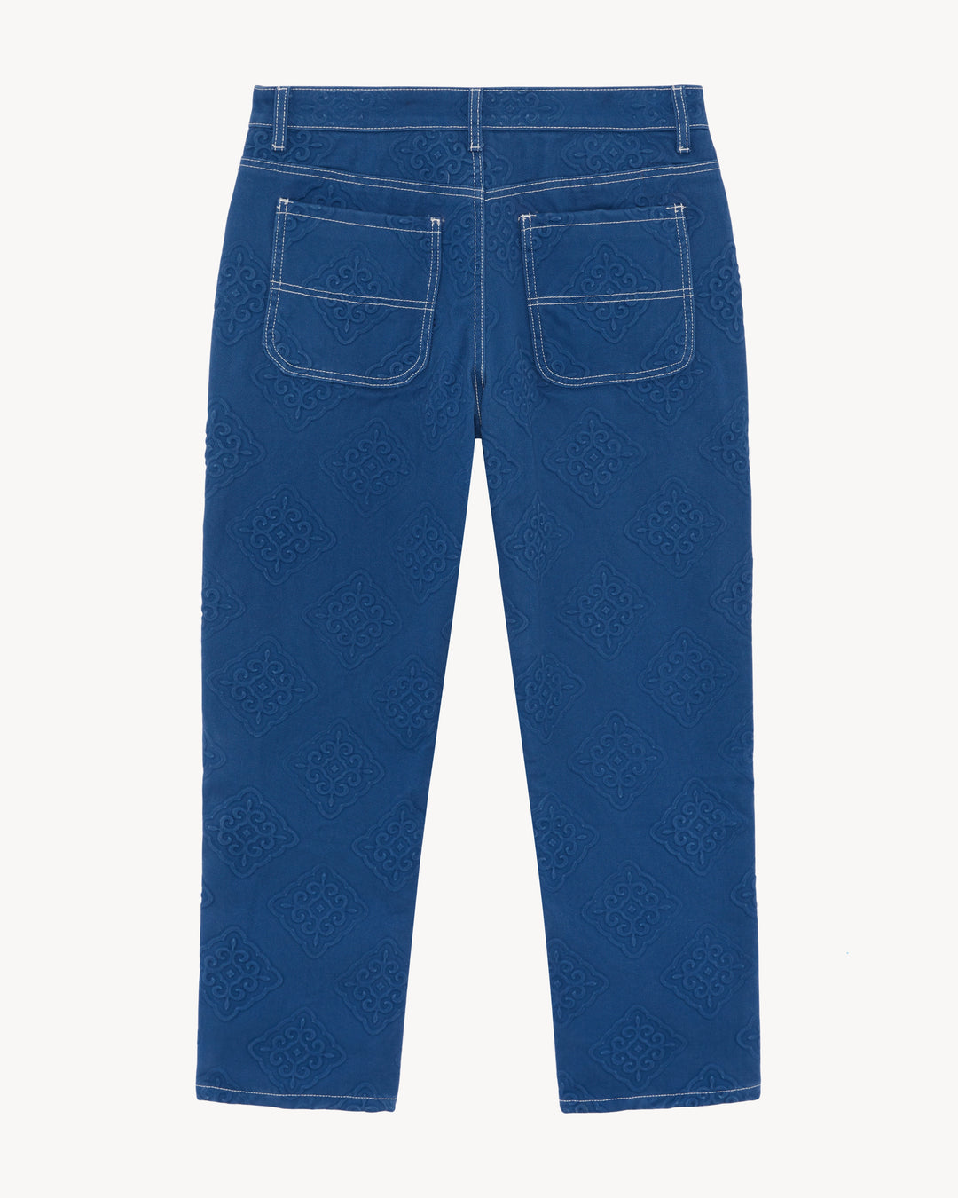 SHEM EMBOSSED DENIM JEANS