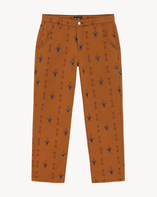 AMAZIGH EMBROIDERED DENIM JEANS