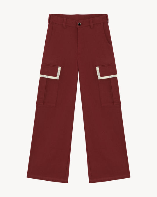 ANGELO TWILL/SILK CARGO PANTS