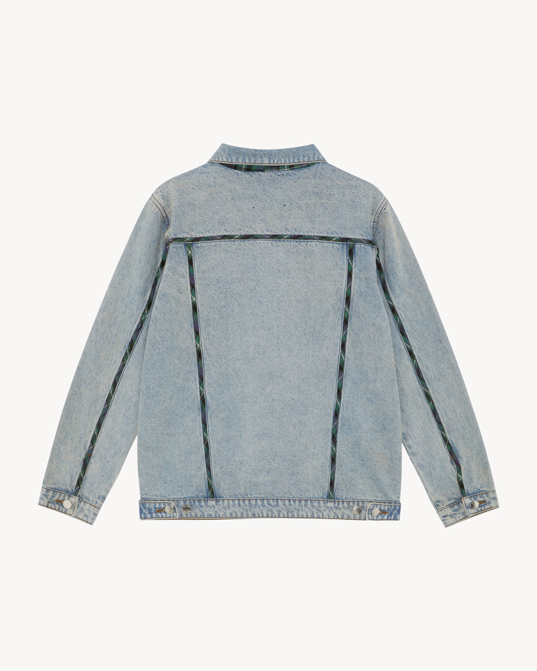 OBAN TARTAN DENIM JACKET