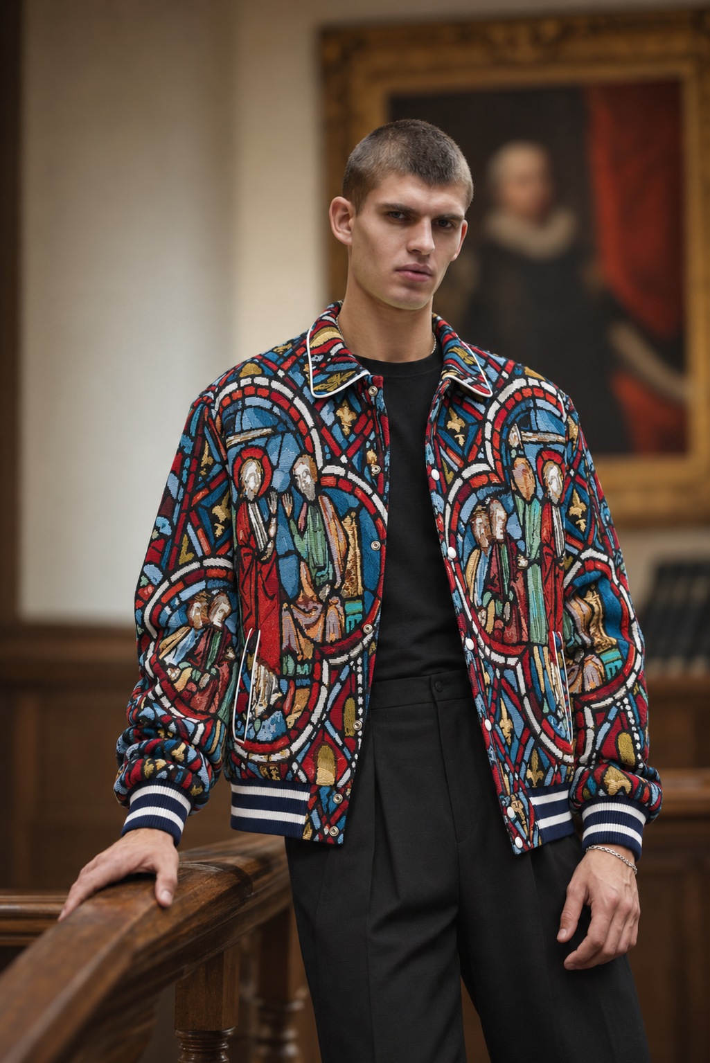 DANIEL TAPESTRY VARSITY JACKET
