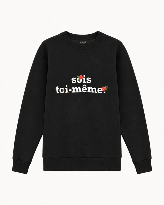 SOIS TOI-MÊME ORGANIC COTTON SWEATSHIRT