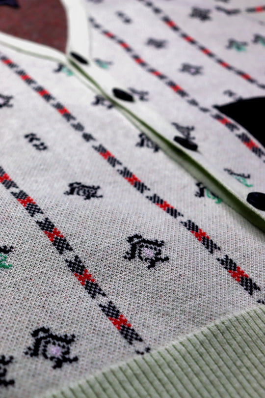 AMAZIGH BUTTON CARDIGAN