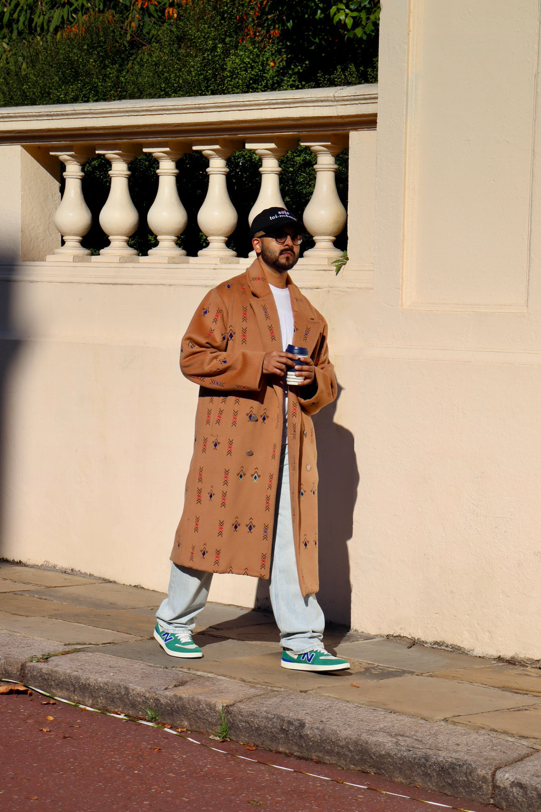 AMAZIGH EMBROIDERED WOOL COAT