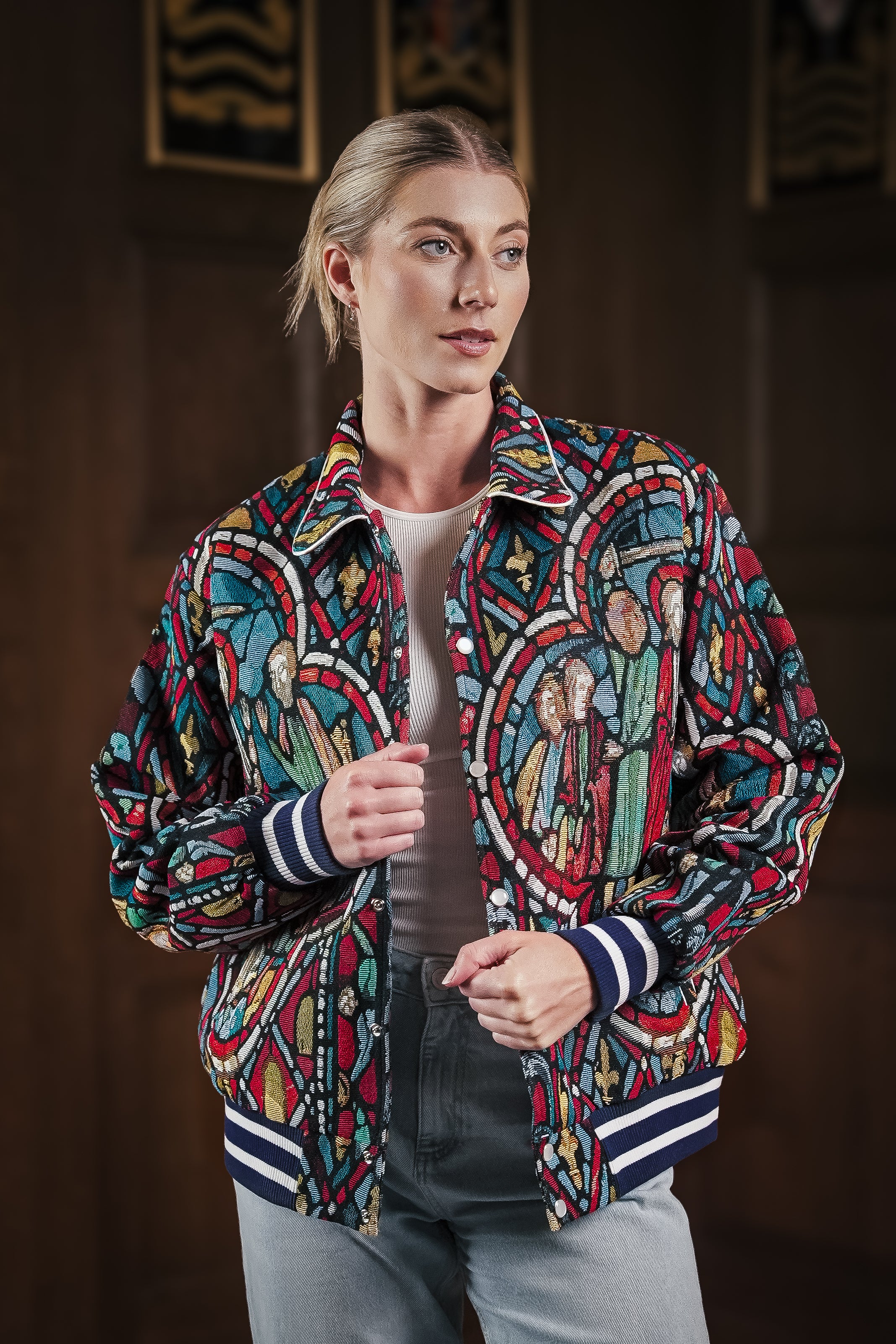 DANIEL TAPESTRY VARSITY JACKET – Ça Va London
