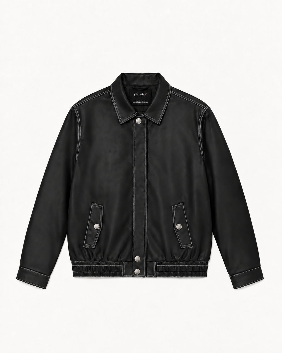 SOIS TOI-MÊME VEGAN LEATHER JACKET