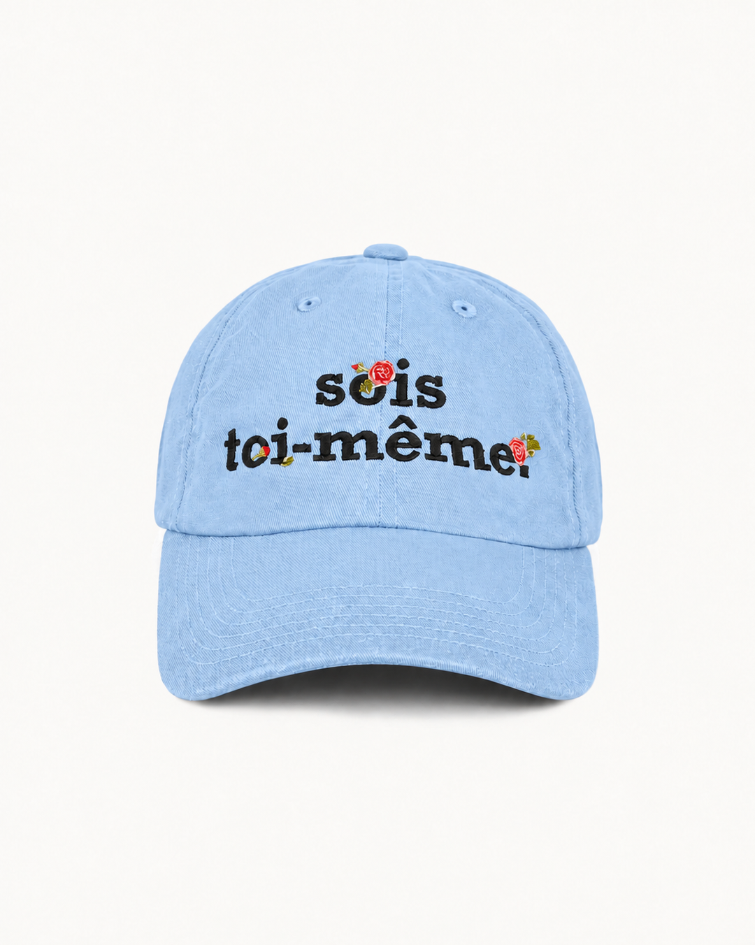 SOIS TOI-MÊME EMBROIDERED ORGANIC COTTON CAP